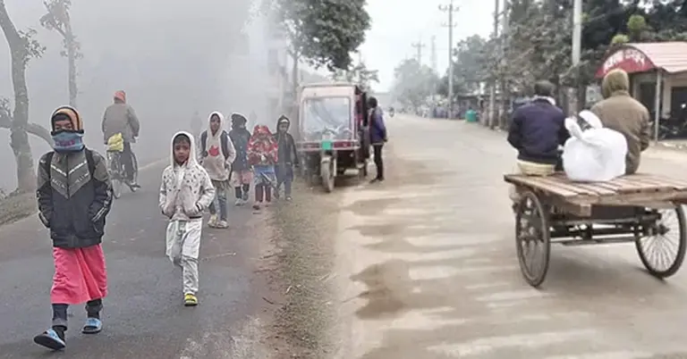 শীতের প্রভাব কমছে দিনাজপুরে